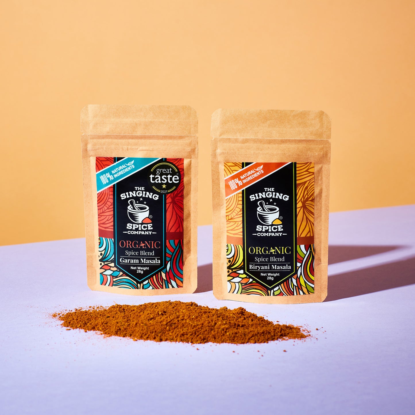 Authentic Biryani Masala Blend and Garam Masala Blend With Biryani Recipe Card